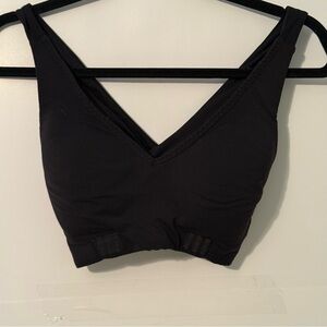 Athleta Black V-Neck Bikini Top
